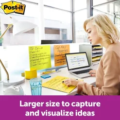 Post-it Post-It Notes<Super Sticky Notes, Big Note, Bright Yellow, 30 Sheet/Pad (MMMBN11)