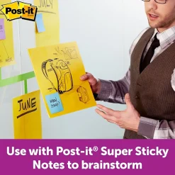 Post-it Post-It Notes<Super Sticky Notes, Big Note, Bright Yellow, 30 Sheet/Pad (MMMBN11)