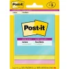 Post-it Post-It Notes<Super Sticky Notes, 3" x 3", Supernova Neons Collection, 45 Sheets/Pad, 3 Pads/Pack (3321-SSMIA)