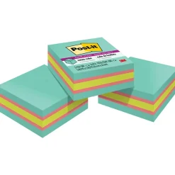 Post-it Post-It Notes<Super Sticky Notes, 3" x 3", Assorted Colors, 360 Sheet/Pad, 3 Pads/Pack (2027SSAFG-3PK)