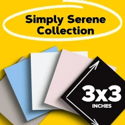 Post-it Post-It Notes<Super Sticky Notes, 3" x 3", Assorted Collection, 45 Sheet/Pad, 5 Pads/Pack (3321-5SSNE)