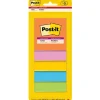Post-it Post-It Notes<Super Sticky Notes, 3" x 3", Energy Boost Collection, 45 Sheet/Pad, 5 Pads/Pack (3321-5SSAU)