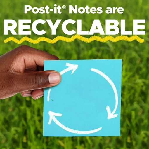 Post-it Sticky Notes<Super Sticky Notes, 4" x 6", White, 50 Sheet/Pad, 6 Pads/Pack (660SSGRID)