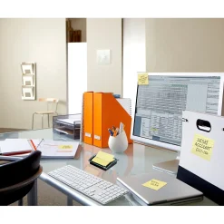Post-it Pop-Up Dispensers<® Super Sticky Pop-Up Notes Dispenser for 4" x 4" Notes, Black (DS440-SSVP)