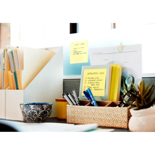 Post-it Pop-Up Dispensers<® Super Sticky Pop-Up Notes Dispenser for 4" x 4" Notes, Black (DS440-SSVP)
