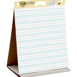 Post-it Easel Paper Pads<® Super Sticky Tabletop Easel Pad, 20" x 23", Primary Lined, 20 Sheets/Pad (563PRL)