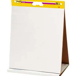 Post-it Easel Paper Pads<Super Sticky Tabletop Easel Pad, 20" x 23", 20 Sheets/Pad (563)