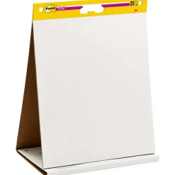 Post-it Easel Paper Pads<Super Sticky Tabletop Easel Pad, 20" x 23", 20 Sheets/Pad (563DE)