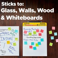 Post-it Easel Paper Pads<Super Sticky Wall Easel Pad, 25" x 30", 20 Sheets/Pad, 3 Pads/Pack (559 VAD20 3PK)