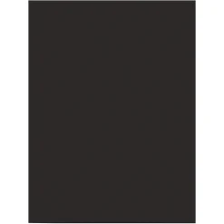 Prang Construction Paper<9" x 12" Construction Paper, Black, 50 Sheets/Pack (P6303-0001)