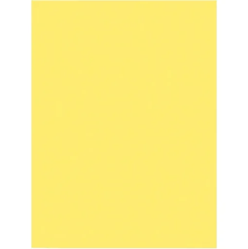 Prang Construction Paper<9" x 12" Construction Paper, Yellow, 50 Sheets/Pack (P8403-0001)