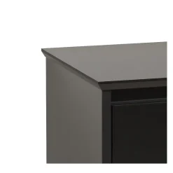 Prepac Storage Cabinets<™ 27" Coal Harbor 3 Drawer Tall Nightstand, Black