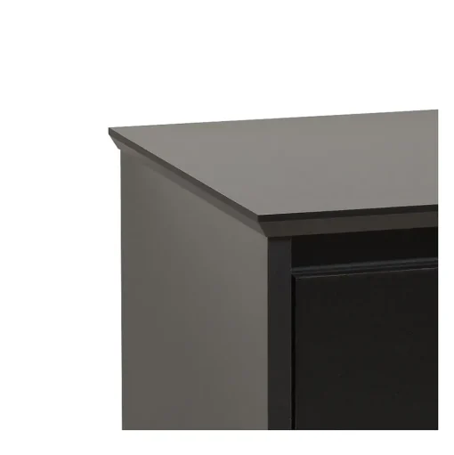 Prepac Storage Cabinets<™ 27" Coal Harbor 3 Drawer Tall Nightstand, Black