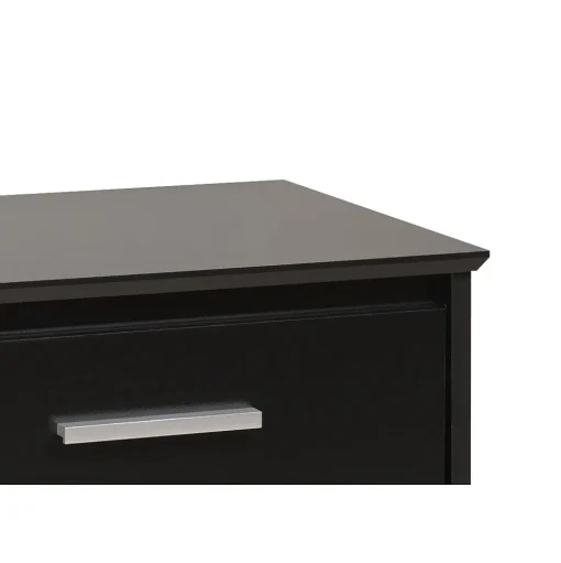 Prepac Storage Cabinets<™ 27" Coal Harbor 3 Drawer Tall Nightstand, Black