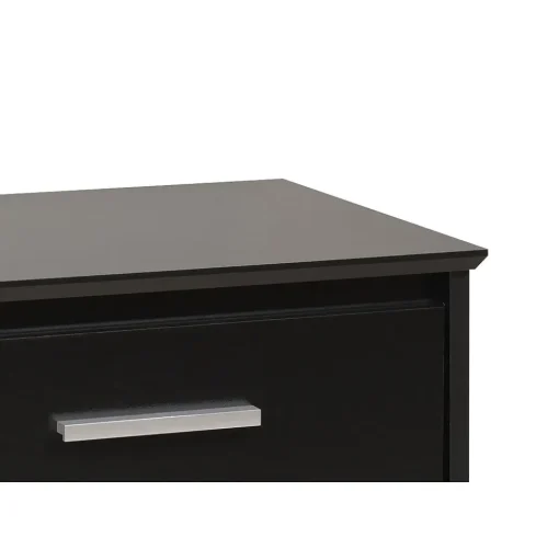 Prepac Storage Cabinets<™ 27" Coal Harbor 3 Drawer Tall Nightstand, Black