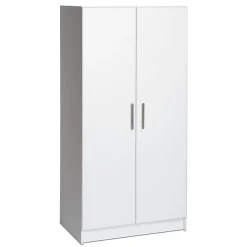 Prepac Storage Cabinets<™ 65" Elite Wardrobe Cabinet, White