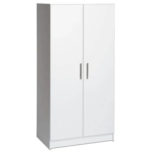 Prepac Storage Cabinets<™ 65" Elite Wardrobe Cabinet, White