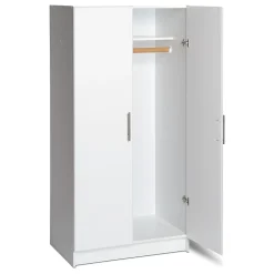 Prepac Storage Cabinets<™ 65" Elite Wardrobe Cabinet, White