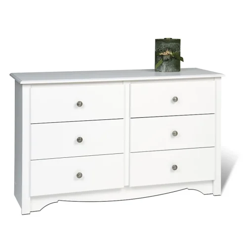Prepac Storage Cabinets<™ 29" Monterey Children's 6 Drawer Dresser, White