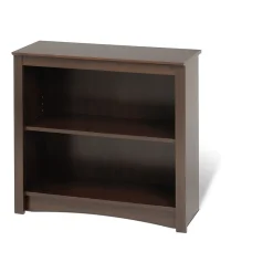 Prepac Bookcases<™ 2 Shelf Bookcase, Espresso (EDL-3229)