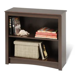 Prepac Bookcases<™ 2 Shelf Bookcase, Espresso (EDL-3229)