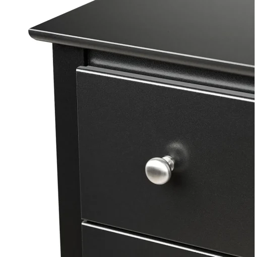 Prepac Storage Cabinets<™ 53.25" Sonoma Tall 6 Drawer Chest, Black