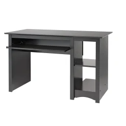 Prepac Computer Desks<48" W Computer Desk, Black (BDD-2948)