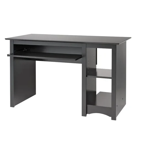Prepac Computer Desks<48" W Computer Desk, Black (BDD-2948)