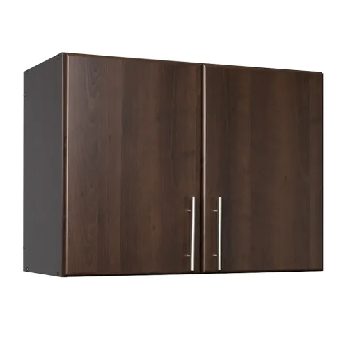 Prepac Storage Cabinets<Elite 32” Stackable Wall Cabinet, Espresso (EEW-3224)