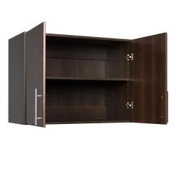 Prepac Storage Cabinets<Elite 32” Stackable Wall Cabinet, Espresso (EEW-3224)