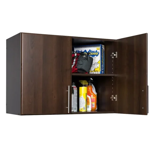 Prepac Storage Cabinets<Elite 32” Stackable Wall Cabinet, Espresso (EEW-3224)