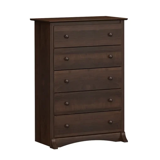 Prepac Storage Cabinets<Fremont 44.75" 5-Drawer Chest, Espresso (EDC-3345-K)