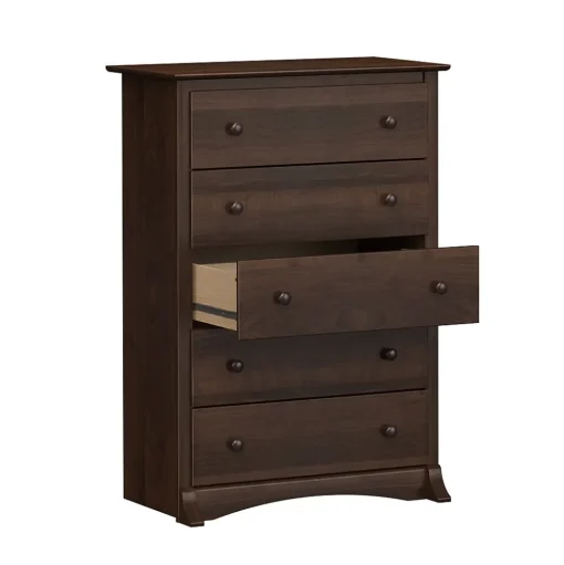 Prepac Storage Cabinets<Fremont 44.75" 5-Drawer Chest, Espresso (EDC-3345-K)