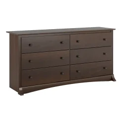 Prepac Storage Cabinets<Fremont 29" 6-Drawer Dresser, Espresso (EDC-6330-K)