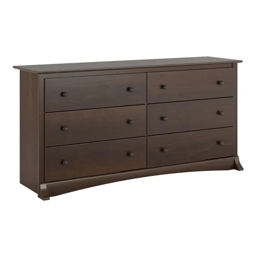 Prepac Storage Cabinets<Fremont 29" 6-Drawer Dresser, Espresso (EDC-6330-K)