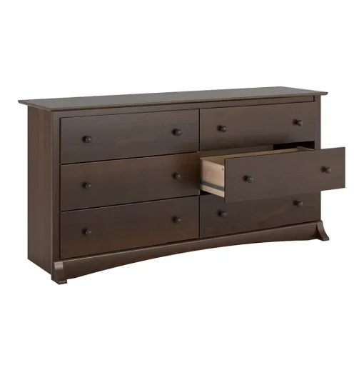 Prepac Storage Cabinets<Fremont 29" 6-Drawer Dresser, Espresso (EDC-6330-K)