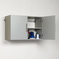 Prepac Storage Cabinets<™ HangUps 36" Laminate Upper Storage Cabinet, Light Gray