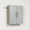 Prepac Storage Cabinets<™ HangUps 24" Laminate Upper Storage Cabinet, Light Gray (GSUW-0706-1)