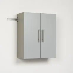 Prepac Storage Cabinets<™ HangUps 24" Laminate Upper Storage Cabinet, Light Gray (GSUW-0706-1)