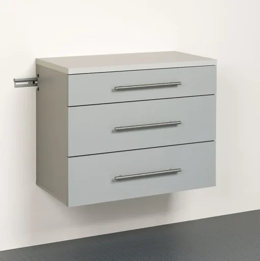 Prepac Storage Cabinets<™ HangUps 24" Laminate Upper Storage Cabinet, Light Gray (GSUW-0706-1)