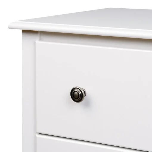 Prepac Storage Cabinets<™ Monterey Composite Wood 2 Door 2 Drawer Armoire, White