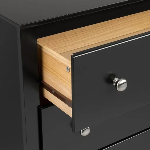 Prepac Storage Cabinets<™ Sonoma Composite Wood Children's 6 Drawer Dresser, Black