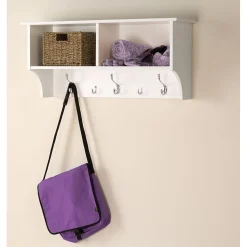 Prepac Shelving<™ Wide Hanging Entryway Shelf, 36" x 11.5", White (WEC-3616)