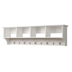 Prepac Shelving<™ Wide Hanging Entryway Shelf, 60" x 11.5", White