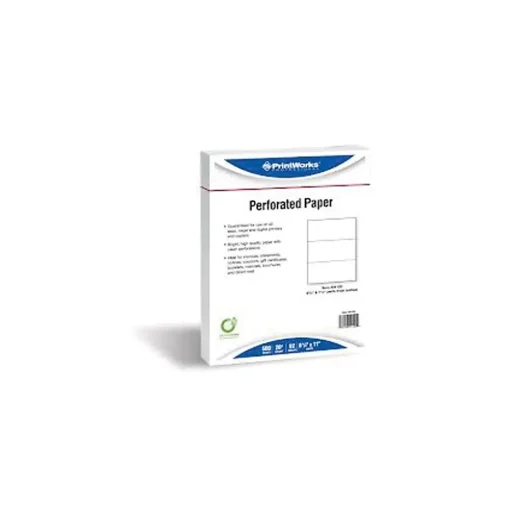 Printworks Copy Paper<Professional 8.5" x 11" Copy Paper, 20 lbs., 92 Brightness, 2500/Carton (04330)