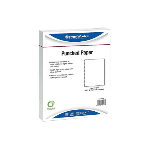 Printworks Professional Multipurpose Paper<8.5" x 11" Multipurpose Paper, 20 lbs., 92 Brightness, 500/Ream, 5 Reams/Carton (04328)
