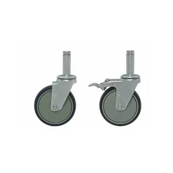 Unbranded Shelving<Quantum Storage 5" x 1-1/4" Swivel Stem Casters, Set of 4 (WR-00H)