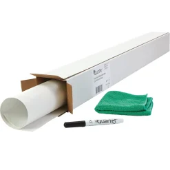 Quartet Dry Erase<® Anywhere™ Repositionable Dry-Erase Surface, Self-Adhesive Sheets, 3’ x 2’ (R85532)