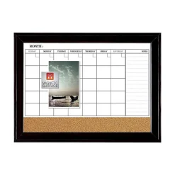 Quartet Bulletin<Combo Dry-Erase & Bulletin Board, Black Frame, 23'' x 35'' (79284)