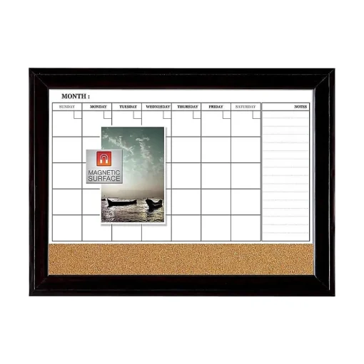 Quartet Bulletin<Combo Dry-Erase & Bulletin Board, Black Frame, 23'' x 35'' (79284)